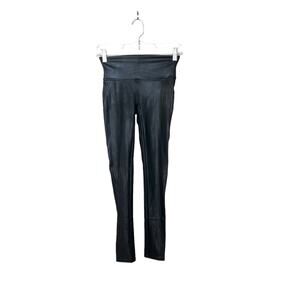 Spanx Faux Leather Leggings in Black Size SP
